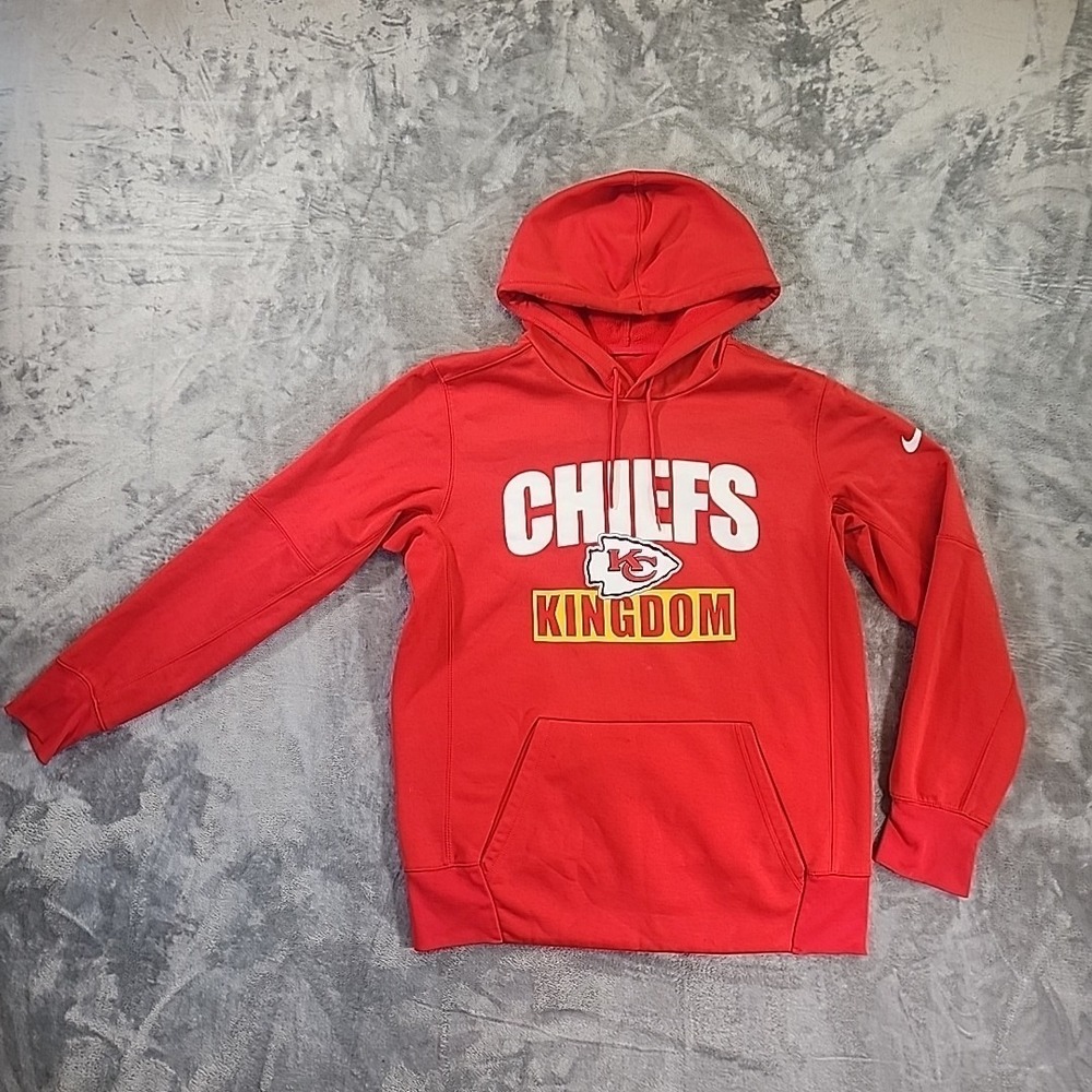 Nike Kansas City Chiefs Kingdom Hoodie Red Men's Small See‎ Measurements NFL